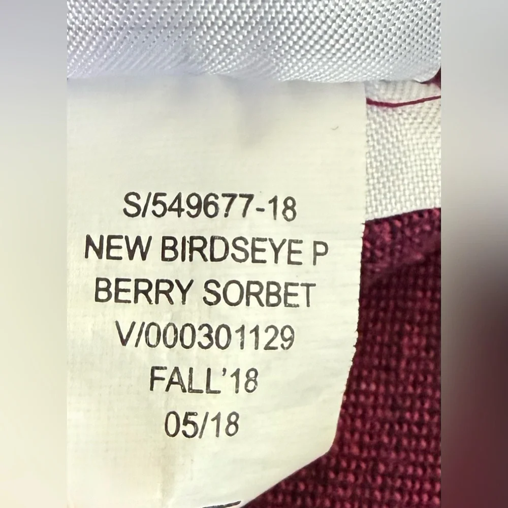 Banana Republic Birdseye Pique Polo Men’s XL Berry Burgundy 100% Cotton
